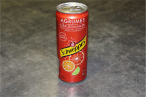 Canette schweppes agrumes