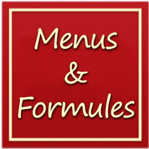 Menus & Formules